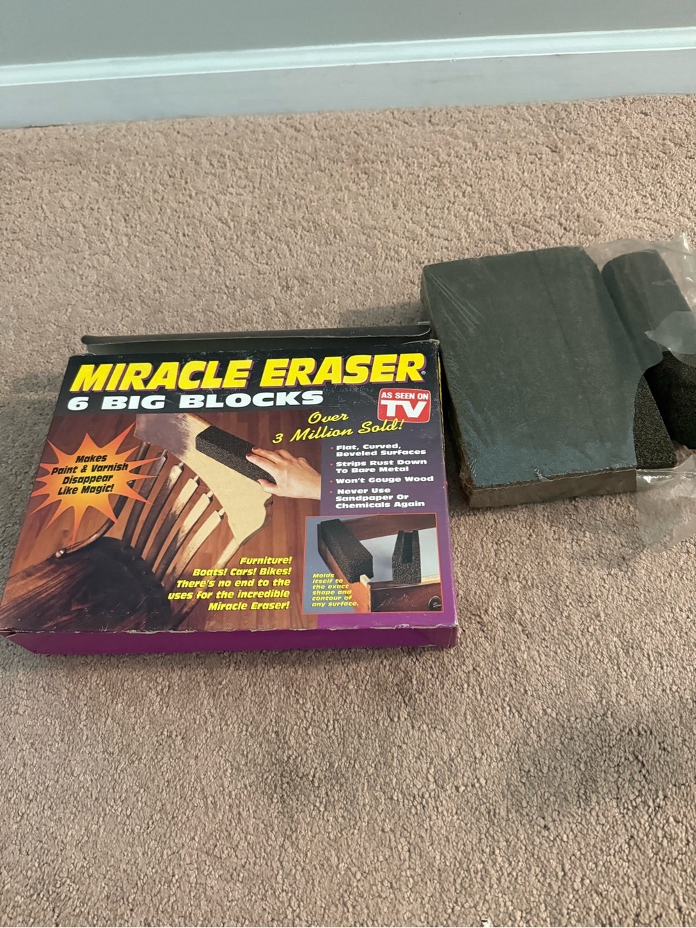 Vintage Miracle Eraser Blocks for Paint and Varnish Remover